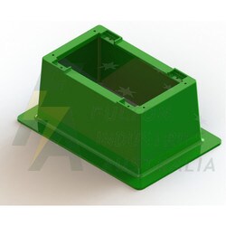 FBNF2G fibreglass green pillar base
